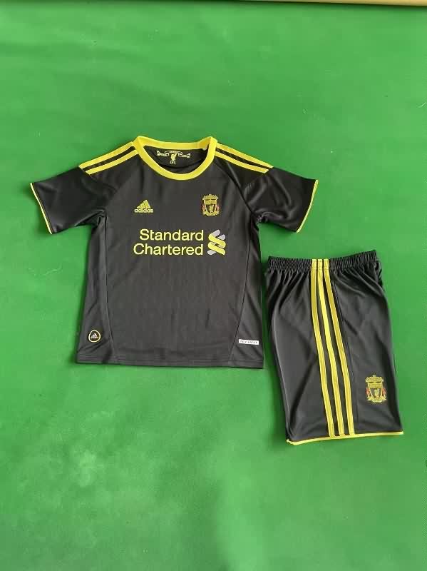Liverpool 2010/11 Kids Away Soccer Jersey And Shorts