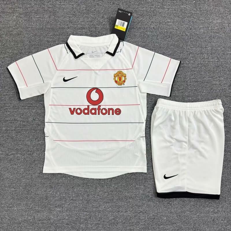 Manchester United 2003/06 Kids Third Soccer Jersey And Shorts