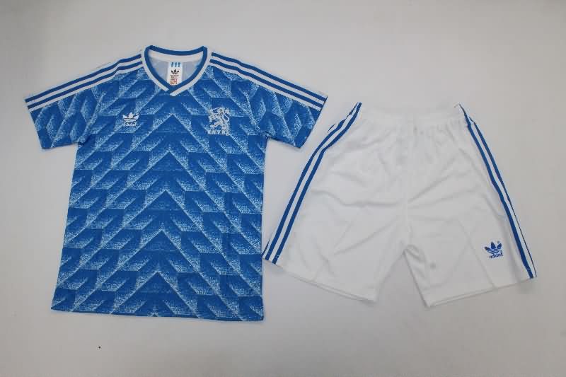 Netherlands 1988 Kids Away Soccer Jersey And Shorts