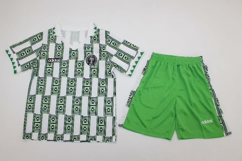 Nigeria 1994 Kids Away Soccer Jersey And Shorts