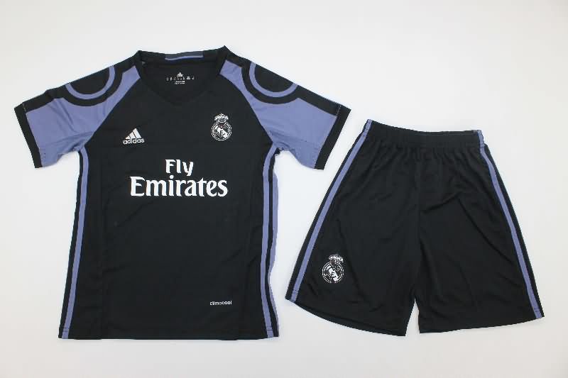 Real Madrid 16/17 Kids Third Soccer Jersey And Shorts