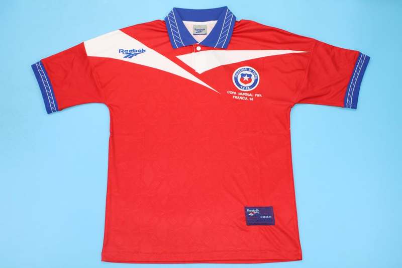 AAA(Thailand) Chile 1998 Home Retro Soccer Jersey