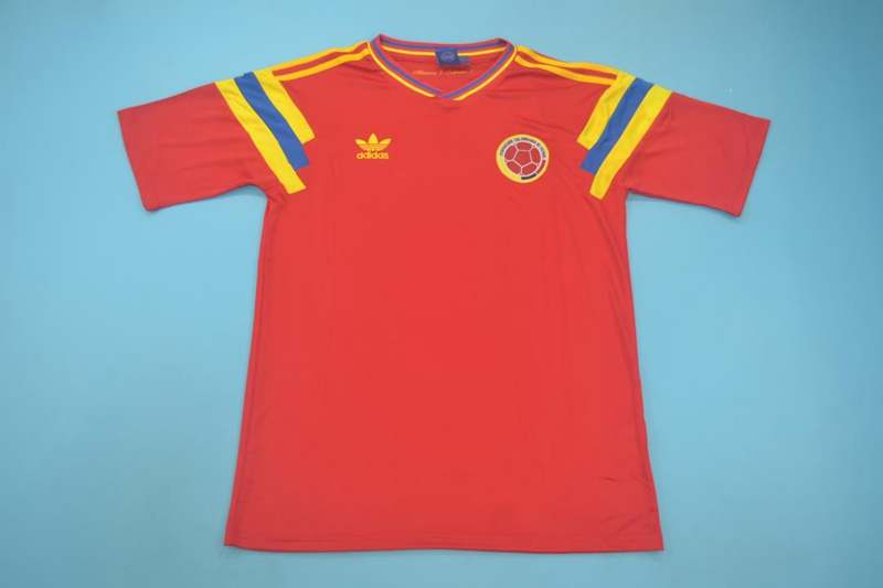 AAA(Thailand) Columbia 1990 Away Retro Soccer Jersey