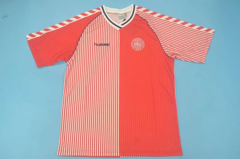 AAA(Thailand) Danmark 1986 Home Retro Soccer Jersey