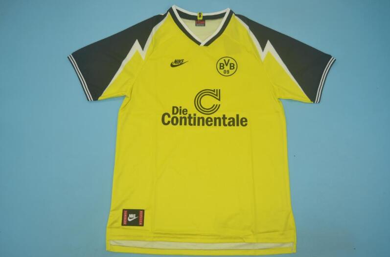 AAA(Thailand) Dortmund 95/96 Home Retro Soccer Jersey