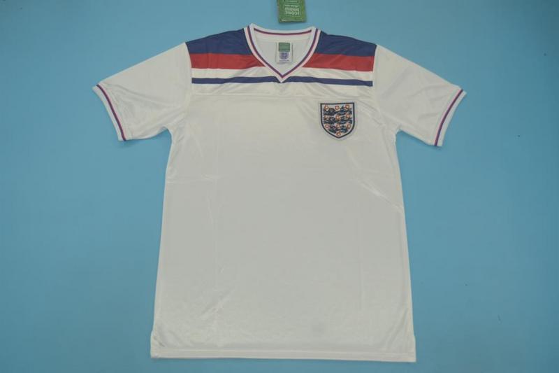 AAA(Thailand) England 1982 Home Retro Soccer Jersey