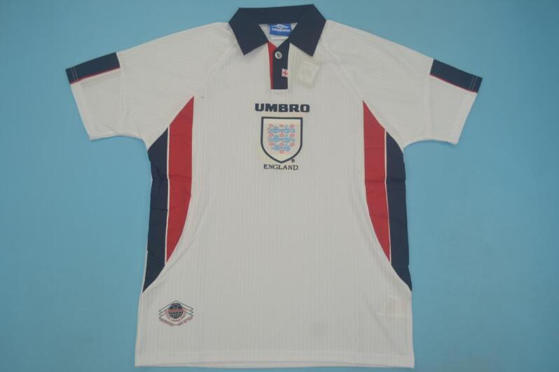 AAA(Thailand) England 1998 Home Retro Soccer Jersey