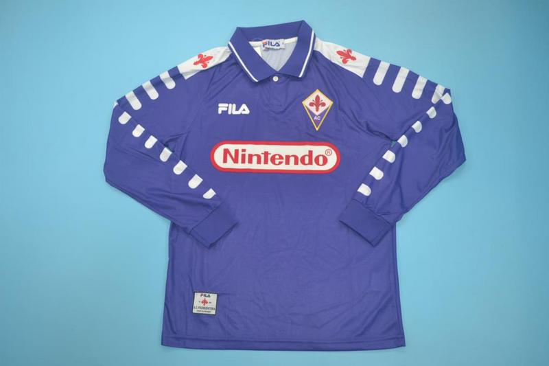 AAA(Thailand) Florentina 1998/99 Home Retro Long Soccer Jersey