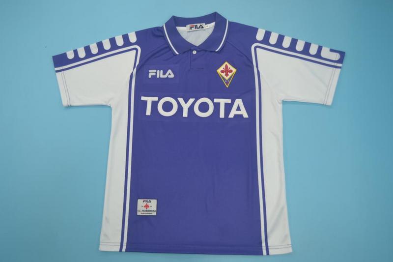 AAA(Thailand) Florentina 1999/00 Home Retro Soccer Jersey