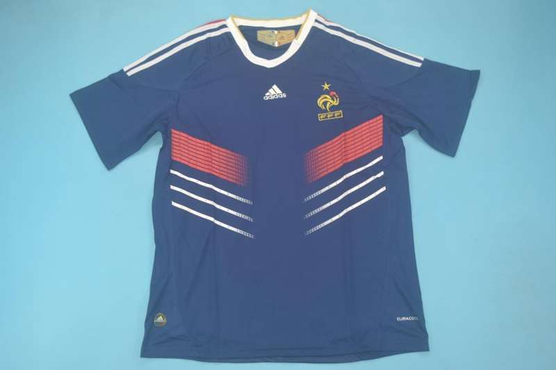 AAA(Thailand) France 2010 Retro Home Soccer Jersey
