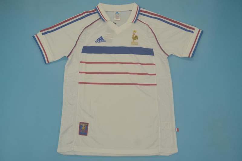 AAA(Thailand) France 1998/2000 Away Retro Soccer Jersey