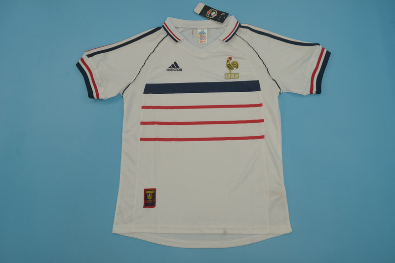 AAA(Thailand) France 1998 Retro Away Soccer Jersey