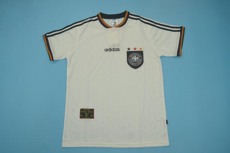 AAA(Thailand) Germany 1996 Retro Home Soccer Jersey