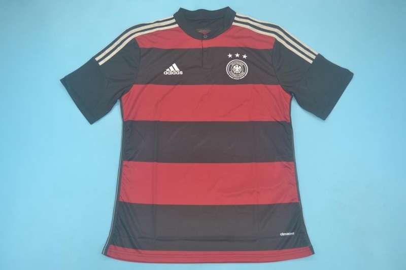 AAA(Thailand) Germany 2014 Retro Away Soccer Jersey