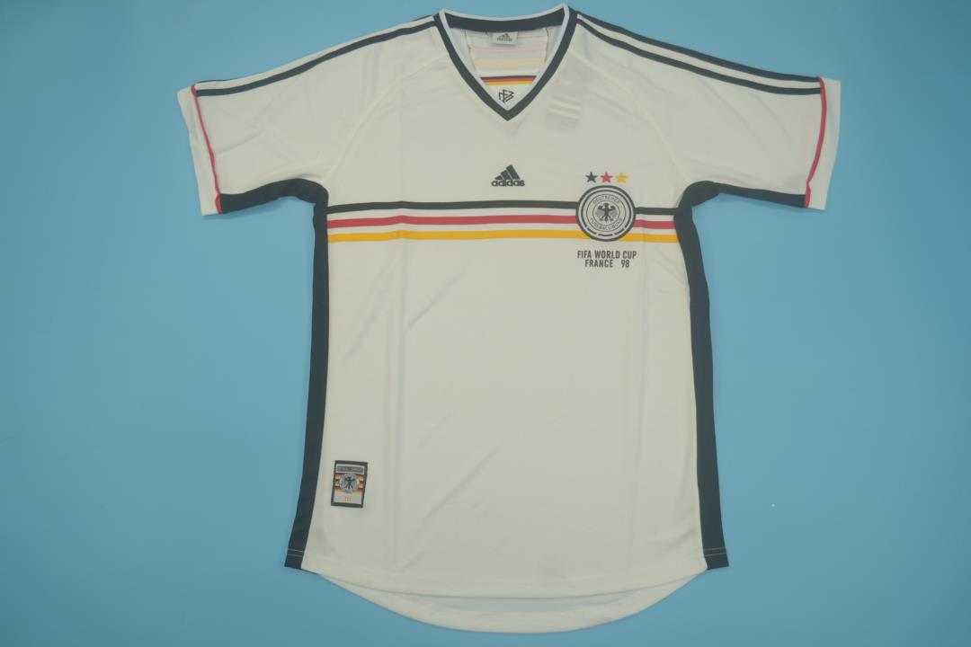 AAA(Thailand) Germany 1998 Retro Home Soccer Jersey