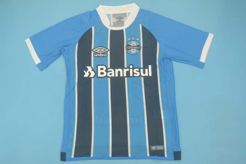 AAA(Thailand) Gremio 2017 Retro Home Soccer Jersey