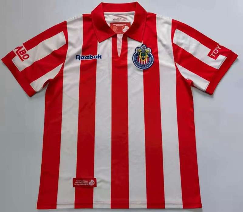 AAA(Thailand) Guadalajara Chivas 2008 Home Retro Soccer Jersey