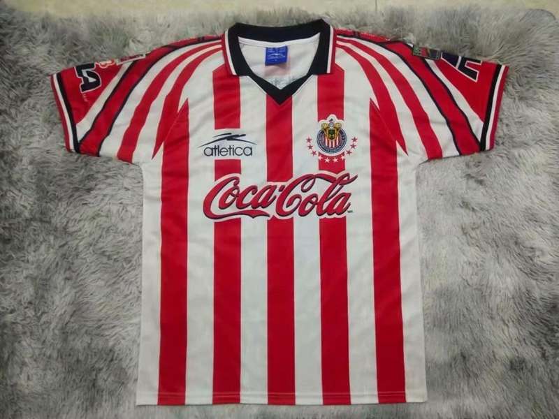 AAA(Thailand) Guadalajara Chivas 98/99 Home Retro Soccer Jersey