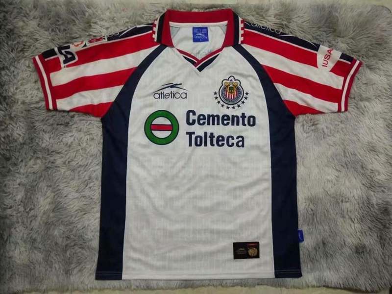AAA(Thailand) Guadalajara Chivas 99/00 Away Retro Soccer Jersey