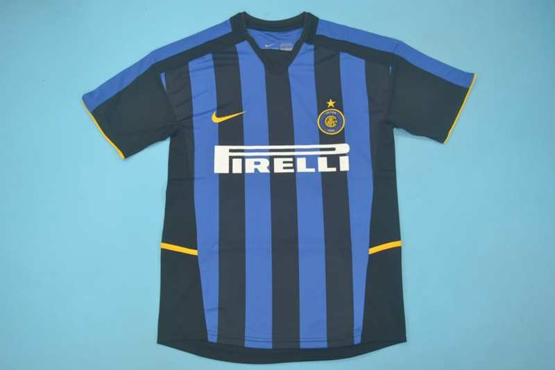 AAA(Thailand) Inter Milan 2002/03 Home Retro Soccer Jersey