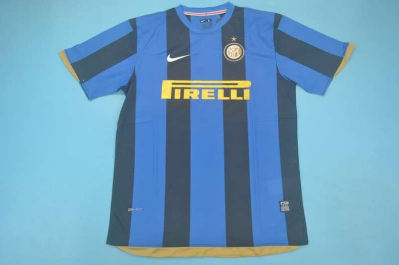 AAA(Thailand) Inter Milan 2008/09 Home Retro Soccer Jersey