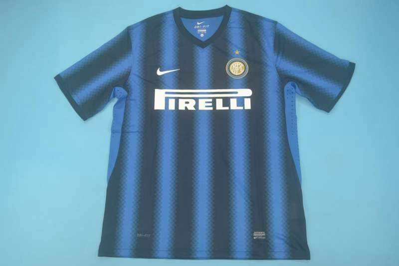 AAA(Thailand) Inter Milan 2010/11 Home Retro Soccer Jersey