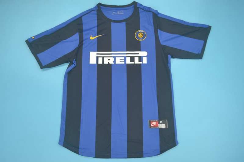 AAA(Thailand) Inter Milan 1999/2000 Home Retro Soccer Jersey