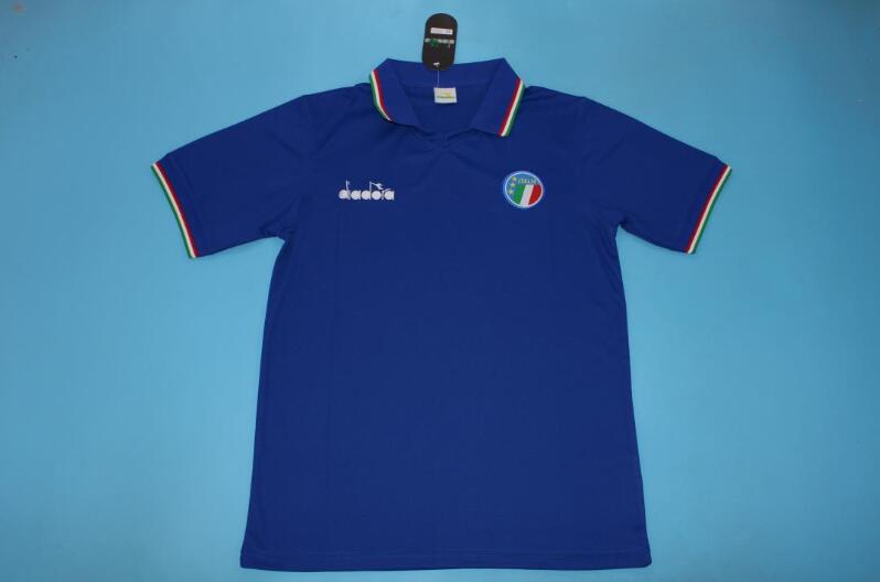 AAA(Thailand) Italy 1986 Home Retro Soccer Jersey