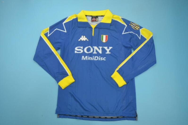 AAA(Thailand) Juventus 1997/98 Third Long Retro Soccer Jersey