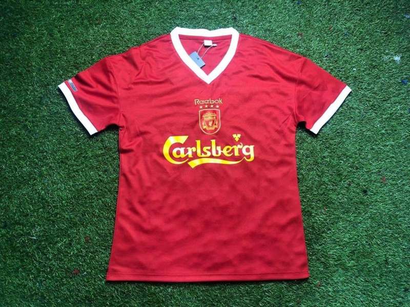 AAA(Thailand) Liverpool 2000/01 Home Retro Soccer Jersey