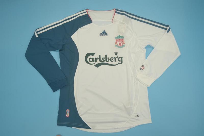 AAA(Thailand) Liverpool 2006/07 Away Long Retro Soccer Jersey