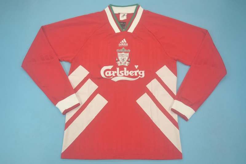 AAA(Thailand) Liverpool 1993/95 Home Retro Long Soccer Jersey