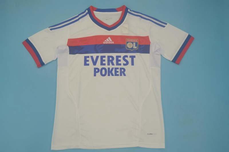 AAA(Thailand) Lyon 2011/12 Home Retro Soccer Jersey