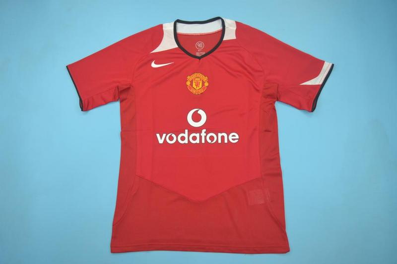 AAA(Thailand) Manchester United 05/06 Home Retro Soccer Jersey