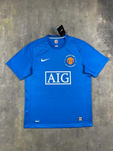 AAA(Thailand) Manchester United 08/09 Third 40th Retro Soccer Jersey