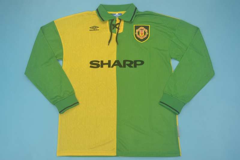 AAA(Thailand) Manchester United 92/94 Away Retro Long Jersey