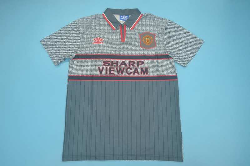 AAA(Thailand) Manchester United 95/96 Away Retro Soccer Jersey