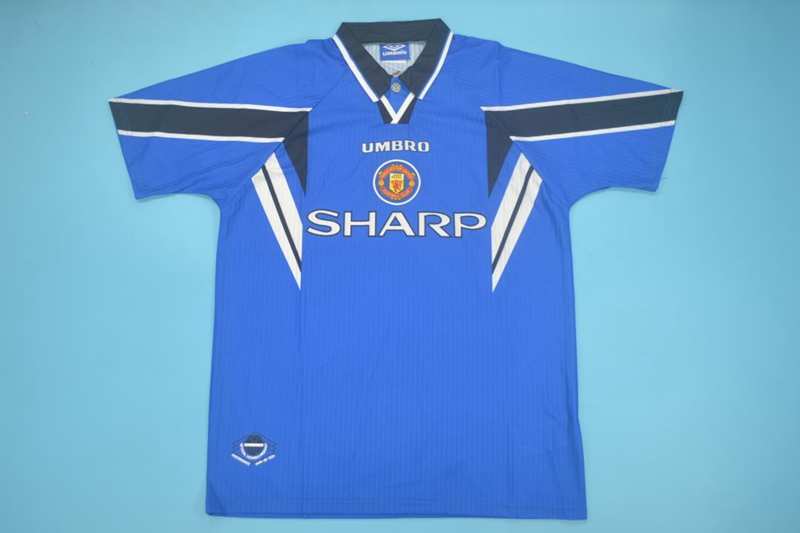 AAA(Thailand) Manchester United 96/98 Away Retro Soccer Jersey