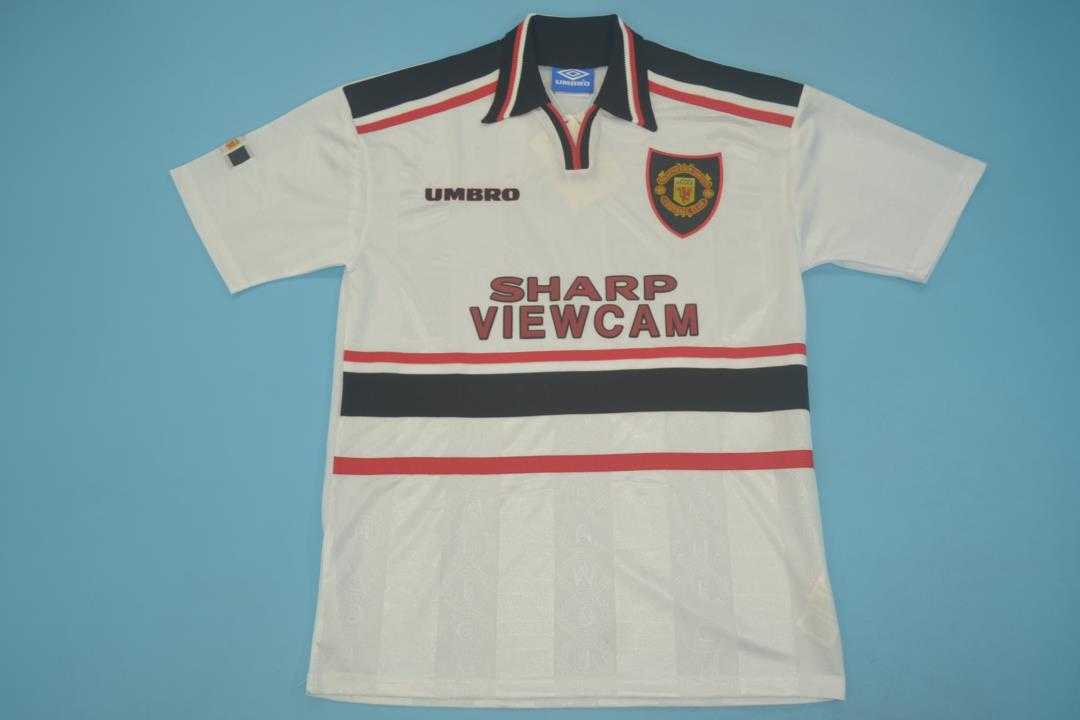 AAA(Thailand) Manchester United 97/99 Away Retro Soccer Jersey