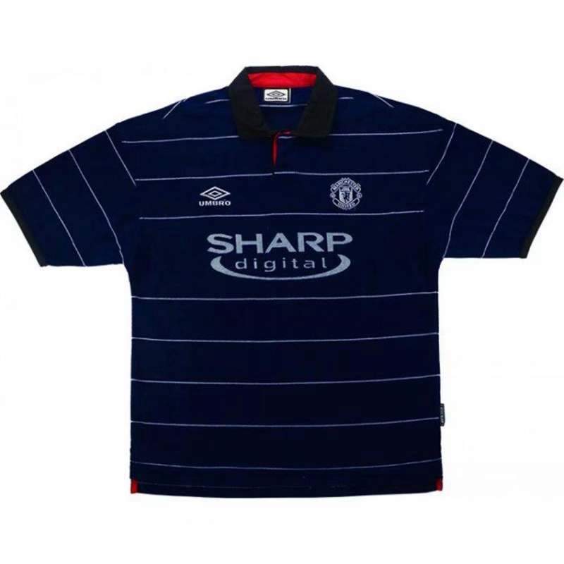 AAA(Thailand) Manchester United 99/00 Away Retro Soccer Jersey