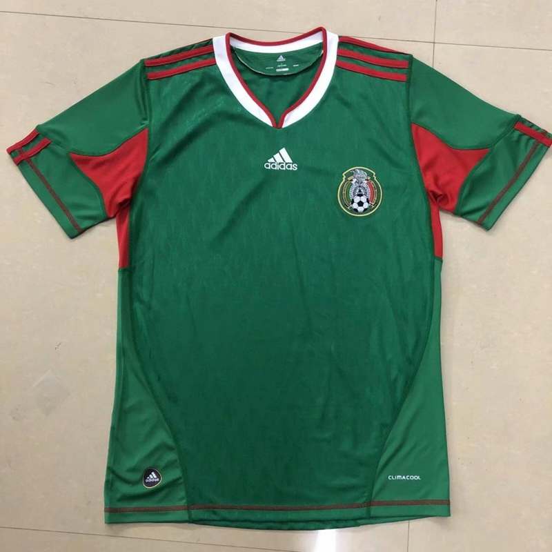 AAA(Thailand) Mexico 2010 Home Retro Soccer Jersey