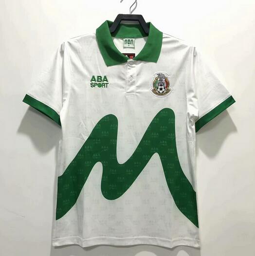AAA(Thailand) Mexico 1995 Away Retro Soccer Jersey