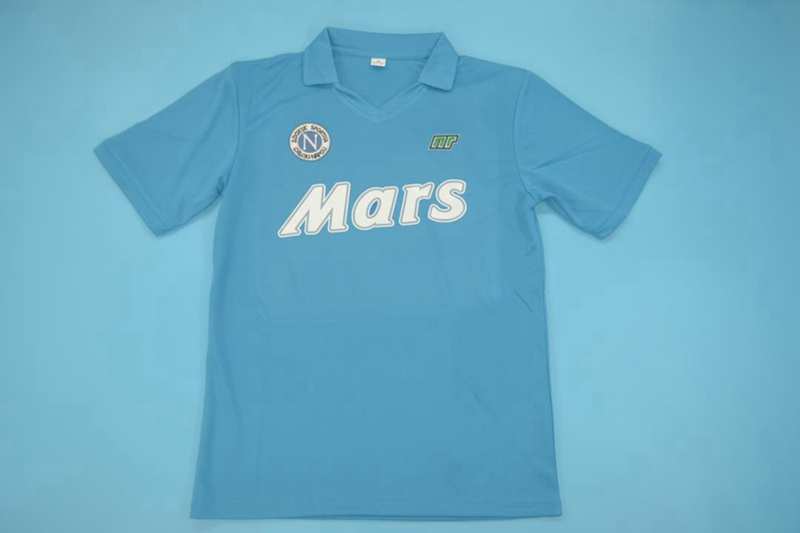 AAA(Thailand) Napoli 88/89 Retro Home Soccer Jersey