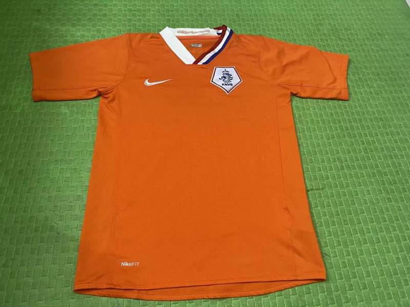 AAA(Thailand) Netherlands 2008 Home Retro Soccer Jersey