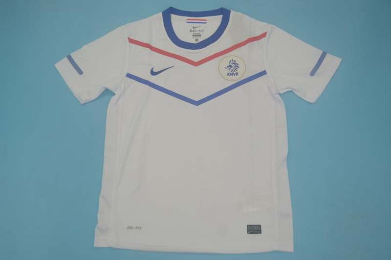 AAA(Thailand) Netherlands 2010 Away Retro Soccer Jersey