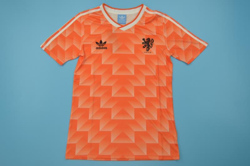 AAA(Thailand) Netherlands 1988 Home Retro Soccer Jersey