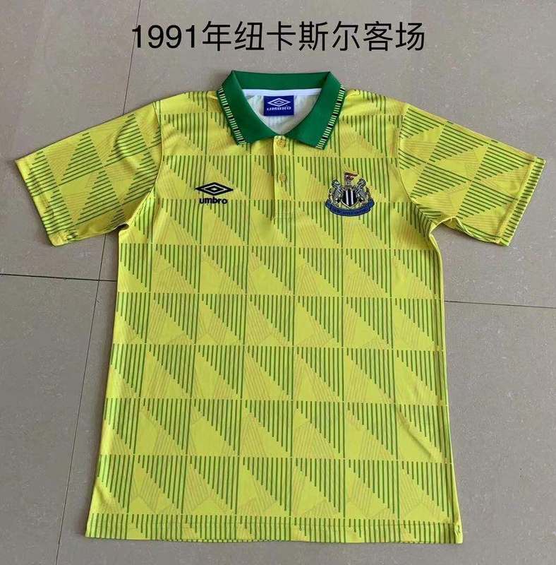 AAA(Thailand) Newcastle United 91/93 Away Retro Soccer Jersey