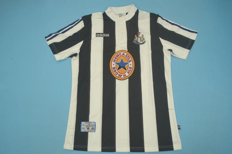 AAA(Thailand) Newcastle United 95/97 Home Retro Soccer Jersey