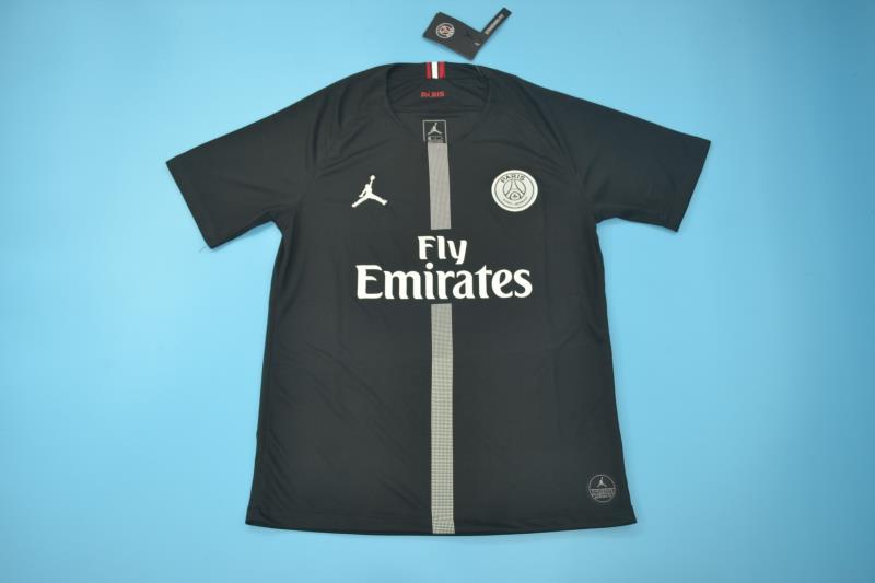 AAA(Thailand) Paris St German 18/19 UCL Black Soccer Jersey