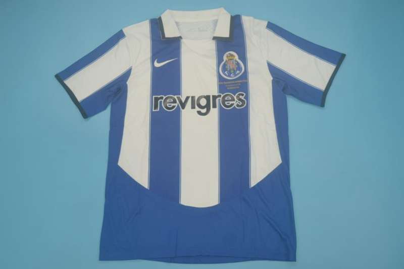 AAA(Thailand) Porto 2003/04 Home Retro Soccer Jersey